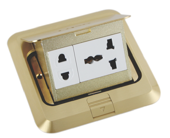 阻尼五孔地插-经典款-亚洲必赢照明官网