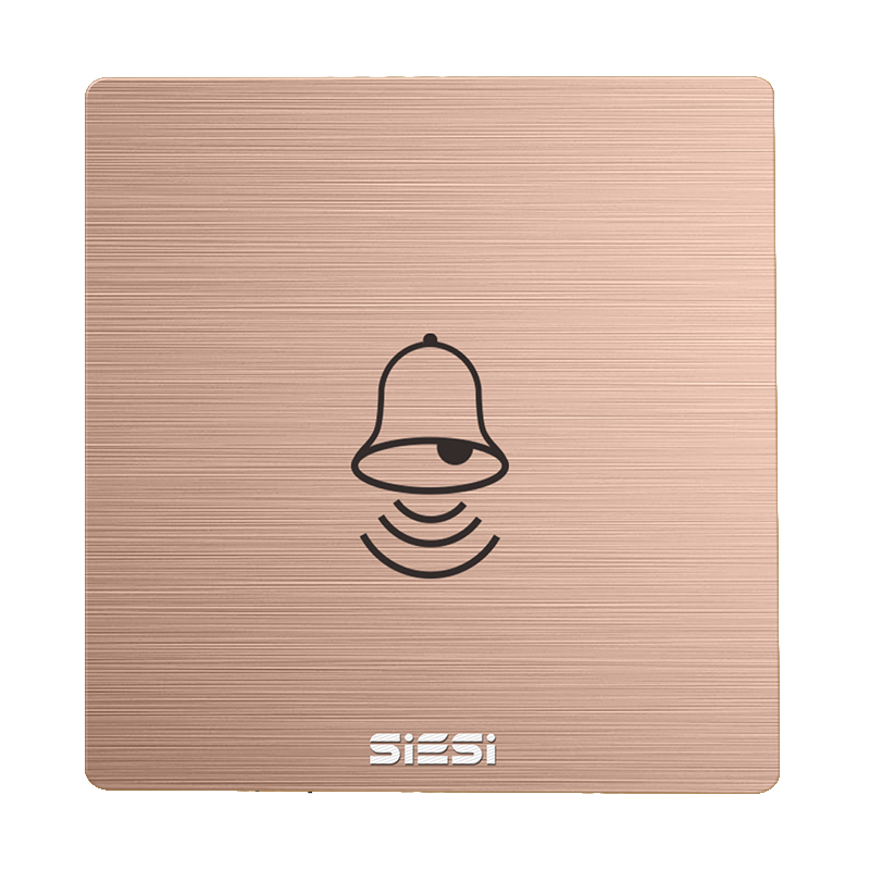 10A一位门铃开关-V6玫瑰金-亚洲必赢照明官网