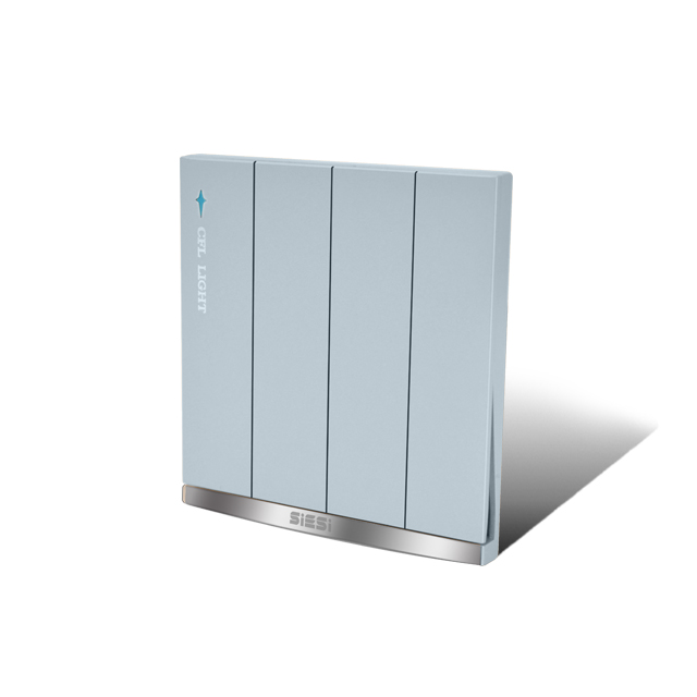 10A四位（单/双）控开关-V9太空灰-亚洲必赢照明官网