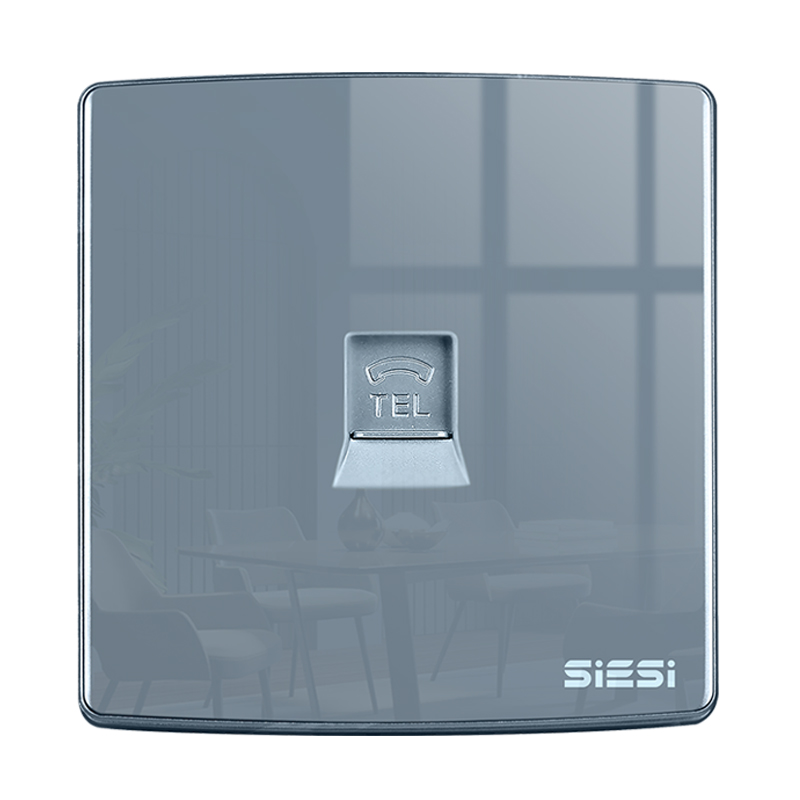 一位电话插座-V20玻璃系列-亚洲必赢照明官网