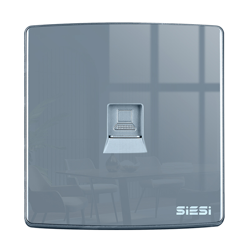 一位电脑插座-V20玻璃系列-亚洲必赢照明官网